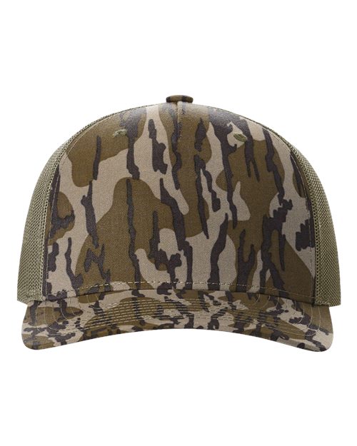 Camo Custom Leather Patch Hats