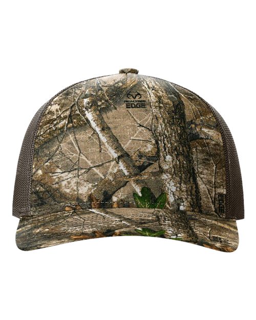 Camo Custom Leather Patch Hats