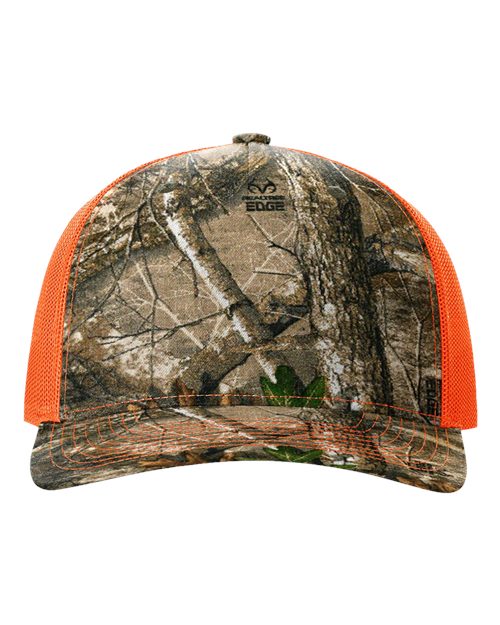 Camo Custom Leather Patch Hats