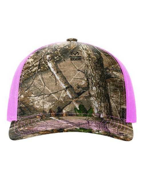 Camo Custom Leather Patch Hats