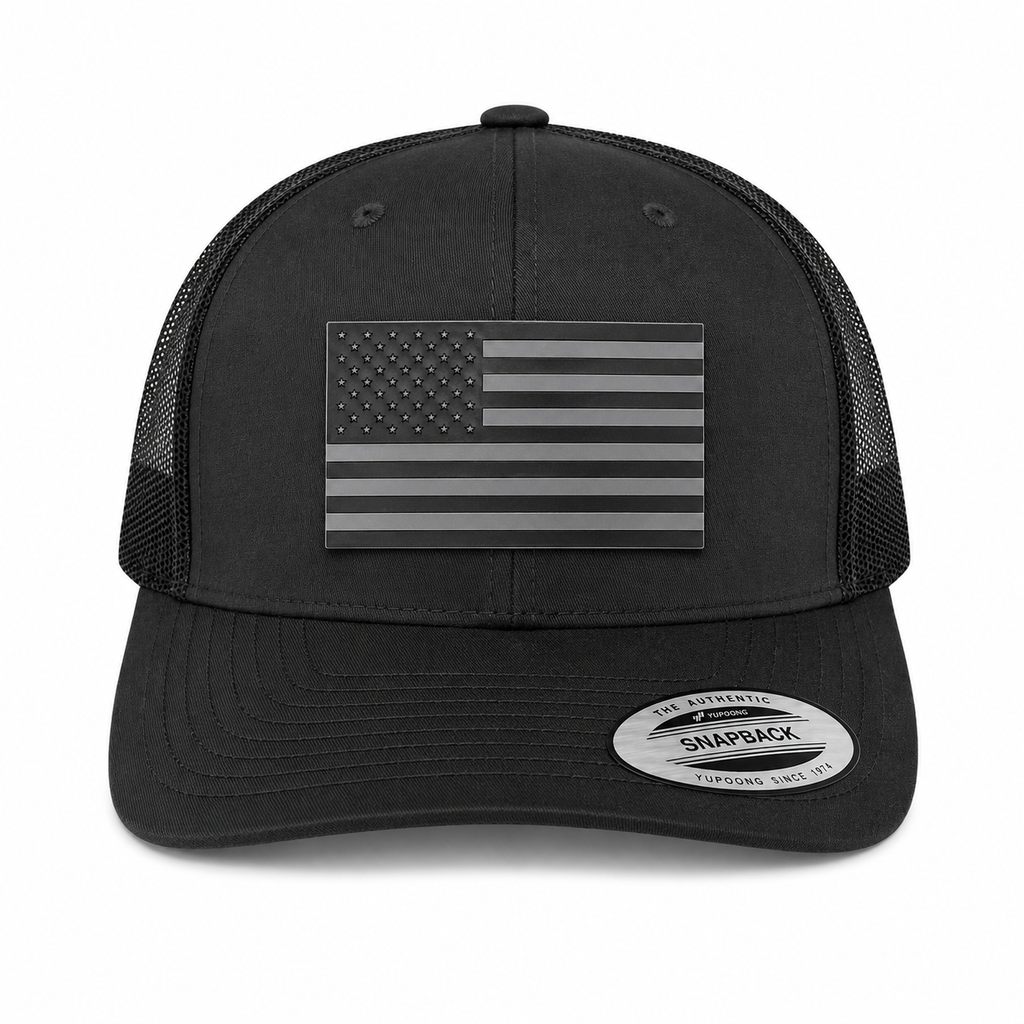 Black American Flag hat