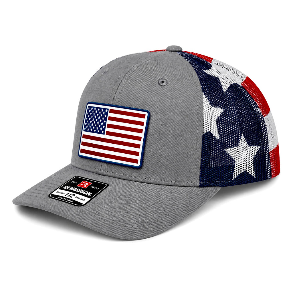 RWB American flag hat