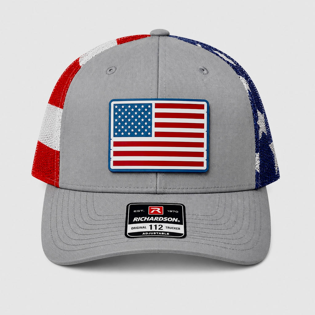RWB American flag hat