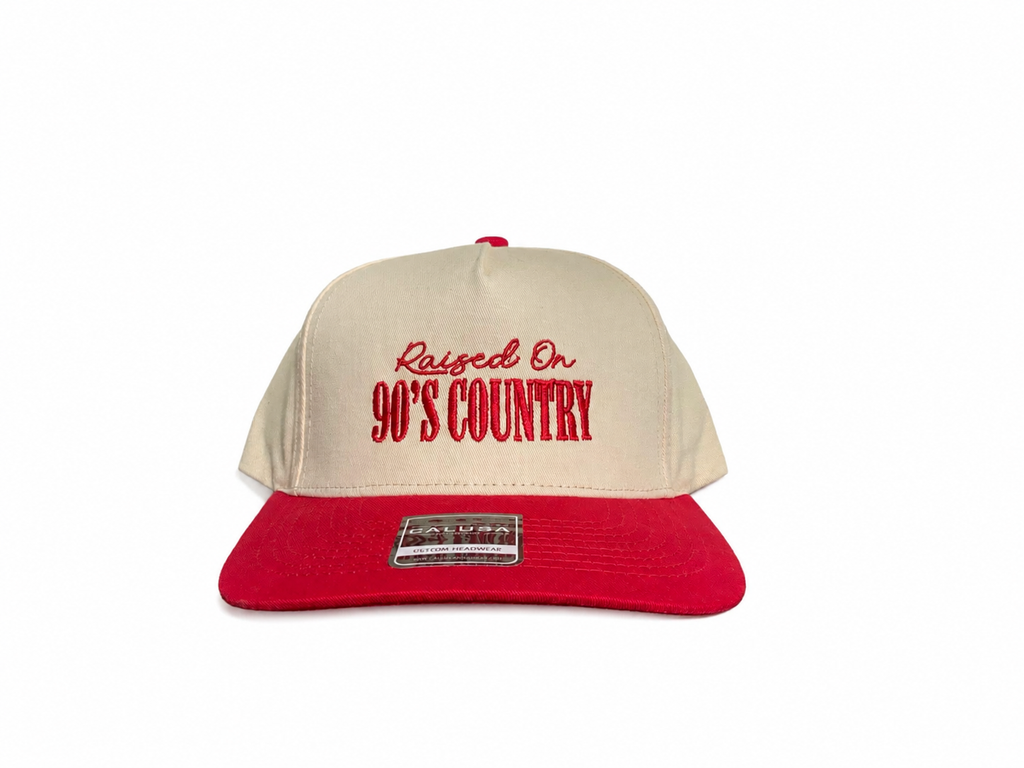 Raised on 90’s Country Embroidered hat