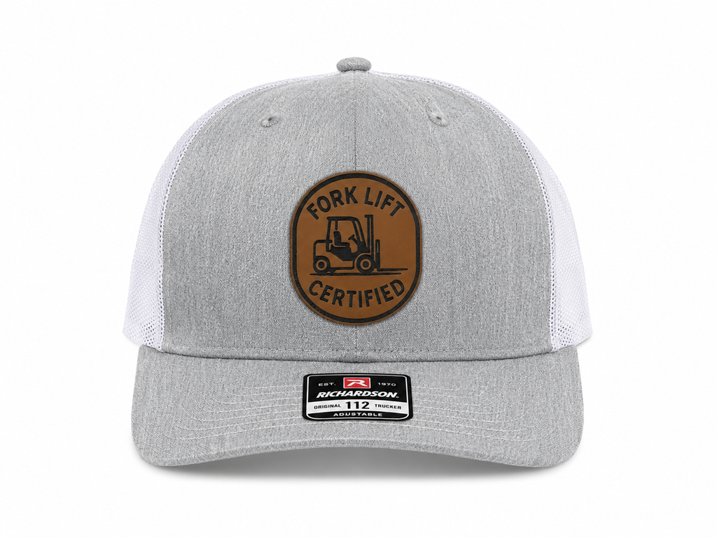 Fork Lift Certified Leather Patch hat